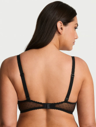 Ажурний бюстгальтер Push-Up Victoria's Secret 1159847723 (Чорний 34B)