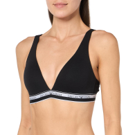 Бюстгальтер жіночий Emporio Armani з логотипом триангл 1159848124 (Чорний L)