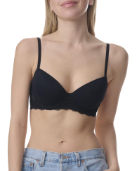 Бюстгальтер Tommy Hilfiger с кружевной отделкой 1159848274 (Черный 36C)