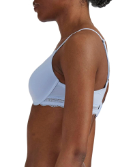 Бюстгальтер Tommy Hilfiger с кружевной отделкой 1159848296 (Голубой 34C)