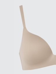 Безшовні бюстгальтери UNIQLO 1159849104 (Бежевий 34-36AA A)