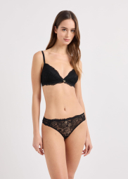 Кружевной бралетт Emporio Armani бра 1159849306 (Черный XS)