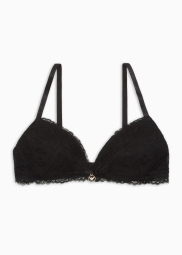 Кружевной бралетт Emporio Armani бра 1159849306 (Черный XS)