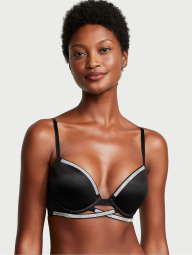 Бюстгальтер Push-Up Victoria's Secret со стразами 1159849900 (Черный 34A)