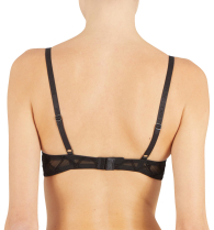 Женский кружевной бюстгальтер Emporio Armani 1159850338 (Черный 36C)