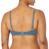 Базовый бюстгальтер Emporio Armani с логотипом 1159850395 (Синий 34D)
