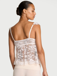 Кружевной бюст-топ Victoria's Secret с длинной вставкой 1159852152 (Молочный XXL)