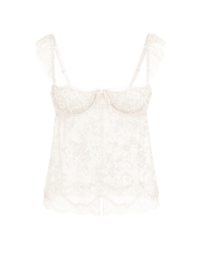 Кружевной бюст-топ Victoria's Secret с длинной вставкой 1159852152 (Молочный XXL)