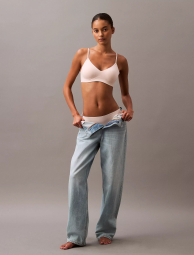 Бесшовный бралетт Calvin Klein со съемными чашечками 1159852704 (Розовый S)