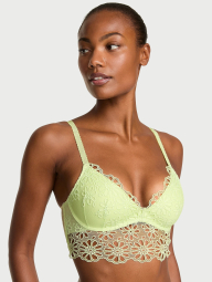 Ажурный бюстгальтер Push-Up Victoria's Secret 1159852828 (Салатовый 32B)