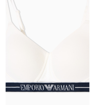 Женский бюстгальтер Emporio Armani с логотипом 1159853940 (Белый M)