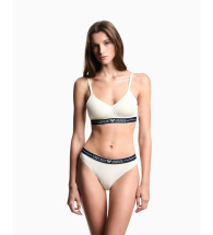 Женский бюстгальтер Emporio Armani с логотипом 1159853940 (Белый M)