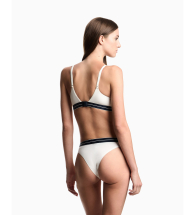 Женский бюстгальтер Emporio Armani с логотипом 1159853940 (Белый M)