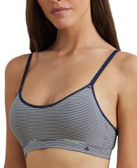 Бюстгальтер-бралетт с кружевной отделкой Ralph Lauren 1159854534 (Синий S)