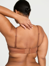 Гладкий бюстгальтер Push-Up Victoria's Secret 1159855828 (Коричневый 32A)