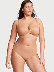 Гладкий бюстгальтер Victoria's Secret с Push-Up 1159856723 (Бежевый 34C)