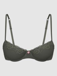 Бюстгальтер Victoria's Secret с кружевом 1159857730 (Зеленый 36B)