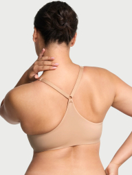 Гладкий бюстгальтер Victoria's Secret із застібкою спереду 1159857976 (Бежевий 34D)