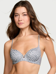 Бюстгальтер Victoria's Secret з принтом 1159858224 (Сірий 34A)