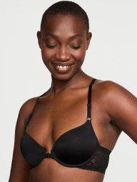 Бюстгальтер Victoria's Secret з мереживною спинкою 1159858695 (Чорний 44D)