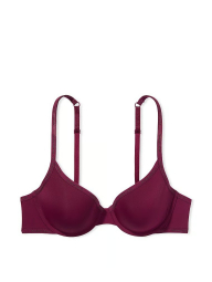 Гладкий бюстгальтер Victoria's Secret 1159858828 (Бордовый 36D)