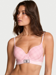 Бюстгальтер Push-Up Victoria's Secret с логотипом из страз 1159859541 (Розовый 36D)