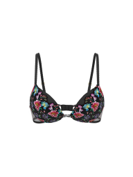 Бюстгальтер Victoria's Secret з вишивкою 1159860766 (Чорний 40C)