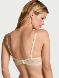 Бюстгальтер Push-Up Victoria's Secret с узором 1159860775 (Молочный 34C)