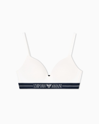 Женский бюстгальтер Emporio Armani с логотипом 1159860987 (Белый XL)