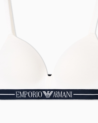 Женский бюстгальтер Emporio Armani с логотипом 1159860987 (Белый XL)