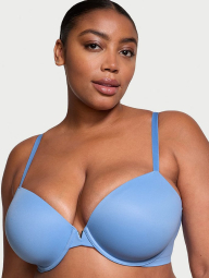 Гладкий бюстгальтер Victoria's Secret 1159860997 (Синій 34DD)
