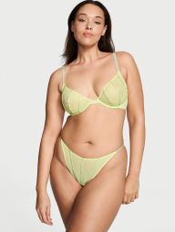 Сетчатый бюстгальтер со стразами Victoria's Secret 1159861324 (Салатовый 34C)