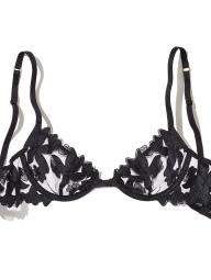 Бюстгальтер з вишивкою Victoria's Secret 1159861342 (Чорний 34C)