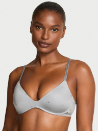 Бюстгальтер Push-Up Victoria's Secret с принтом 1159861516 (Серый 36C)