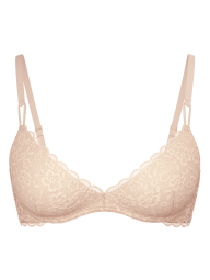 Кружевной бюстгальтер Push-Up Victoria's Secret 1159861547 (Бежевый 34B)