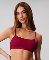 Бралет Calvin Klein з логотипом 1159862773 (Бордовий S)