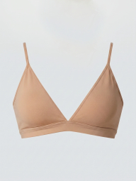 Бюстгальтер триангл UNIQLO бралетт 1159863040 (Бежевый XS)