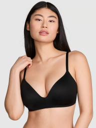 Бюстгальтер Victoria's Secret Pink лиф 1159863252 (Черный 36B)