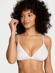 Мягкий кружевной бралетт Victoria's Secret 1159863223 (Молочный S)