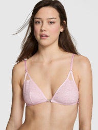 Кружевной бюстгальтер Victoria's Secret Pink бралетт триангл 1159863358 (Розовый M)