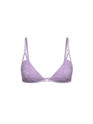 Кружевной бюстгальтер Victoria's Secret Pink бралетт триангл 1159863359 (Сиреневый M)