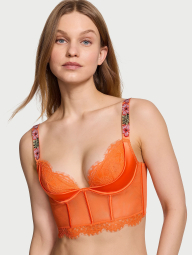 Корсет-бюст Victoria's Secret со стразами 1159863362 (Оранжевый 32B)
