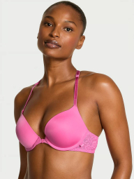 Бюстгальтер Push-Up Victoria's Secret с Т-образной спинкой 1159863457 (Розовый 34A)