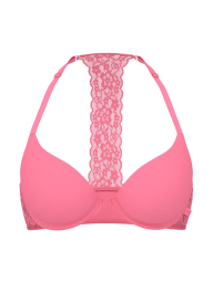 Бюстгальтер Push-Up Victoria's Secret с Т-образной спинкой 1159863457 (Розовый 34A)