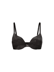 Бюстгальтер Push-Up Victoria's Secret с блеском 1159863644 (Черный 34C)