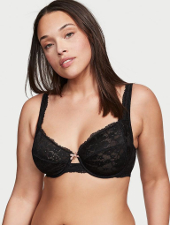 Кружевной бюстгальтер Victoria's Secret 1159863734 (Черный 34C)