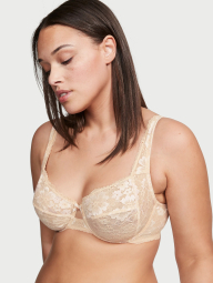 Мереживний бюстгальтер Victoria's Secret 1159863831 (Бежевий 34C)