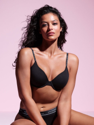 Базовый бюстгальтер Victoria's Secret 1159864073 (Черный 38C)