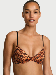 Бюстгальтер Push-Up Victoria's Secret с принтом 1159864089 (Леопардовый 36B)