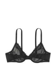 Бюстгальтер с кружевной отделкой Victoria's Secret 1159864693 (Черный 38C)